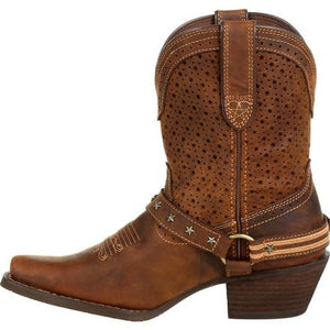 Durango Boots Durango® Crush Women's Brown Ventilated Shortie Boot DRD0375
