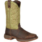 Durango Boots Durango Rebel Coffee and Cactus Pull-on Western Boot DB5416