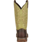 Durango Boots Durango Rebel Coffee and Cactus Pull-on Western Boot DB5416