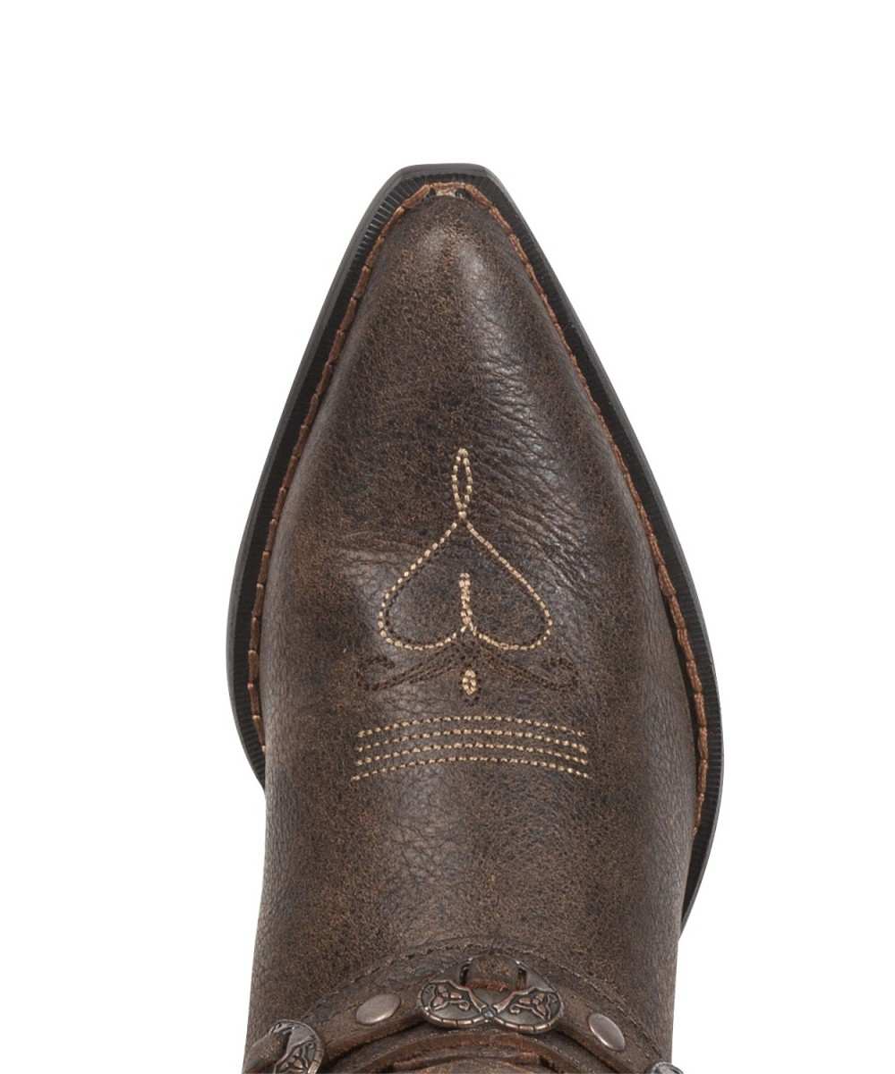 Stivali Da Donna Durango Crush Driftwood, Ecopelle. Alti 8 Pollici, Tacco 1 3/4", Cerniera Laterale. Stile Western Moderno, Taglia 39.5.