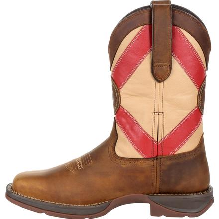 Durango Boots Rebel™ by Durango® Men's Florida State Flag Brown Square Toe Western Boot - DDB0233
