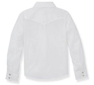 Ely & Walker Shirts Ely & Walker Girls White Long Sleeve Western Shirt 15521905