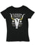 Florida Cracker Trading Company Shirts Florida Cracker Trading Co. Women's Black Cow Skull SS Tee