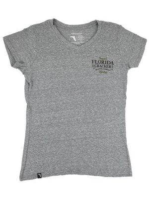 Florida Cracker Trading Company Shirts Florida Cracker Trading Co. Women's Camo Signature Boot SS Tee