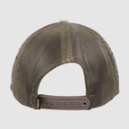 FLORIDA CRACKER TRADING Hats Florida Cracker Trading Men's Khaki/Brown Trucker Ball Cap