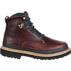 GEORGIA BOOT Boots Georgia Boot Men's Oxblood Giant Steel Toe Lace-Up Work Boots G6374