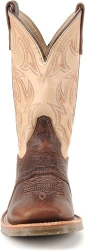 HH BROWN Boots Double H Men's ICE Graham Brown Bison and Echo Taupe Roper Boots DH4305