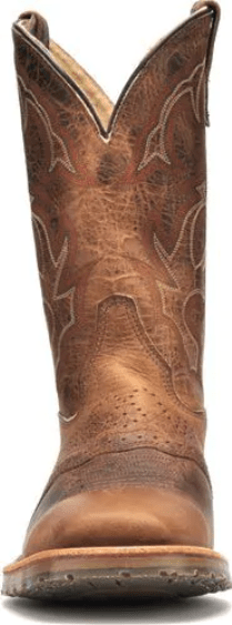 HH BROWN Boots Double H Men’s ICE Jase Old Town Folklore Leather Brown Roper Boots DH3560