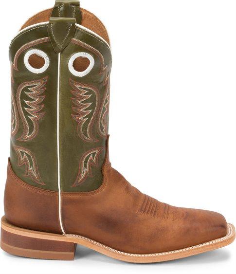 Justin Boots Boots Justin Men's Bent Rail Austin Cognac Western Boots BR307
