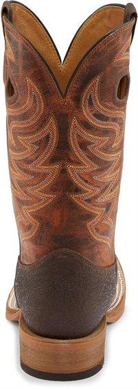 Justin Boots Boots Justin Men’s Bent Rail Caddo Brown Stone Square toe Western Boots BR777