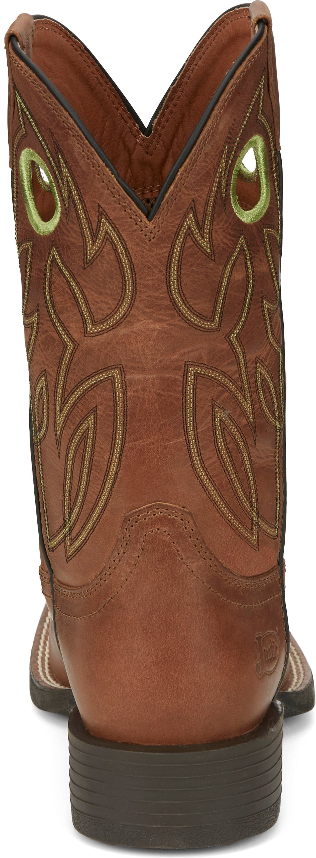 Justin Men's Bowline Hazel Brown Square Toe Western Boots SE7521