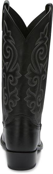 Justin Men's Buck Bay Apache Black Western Boots 1409 – Russell's
