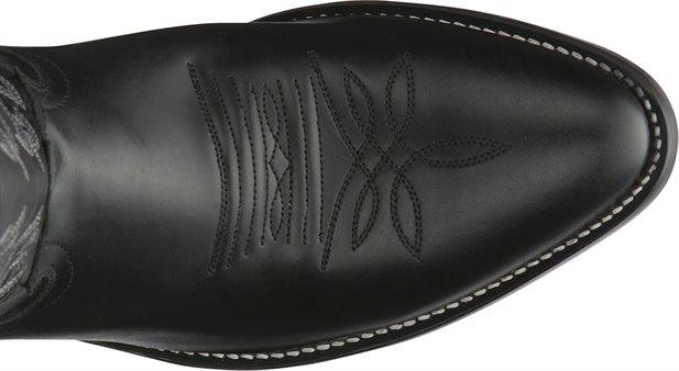 Justin Boots Boots Justin Men's Buck Black Round Toe Cowboy Boots - 1409
