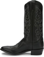 Justin Boots Boots Justin Men's Buck Black Round Toe Cowboy Boots - 1409