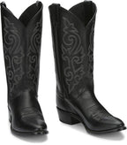 Justin Boots Boots Justin Men's Buck Black Round Toe Cowboy Boots - 1409