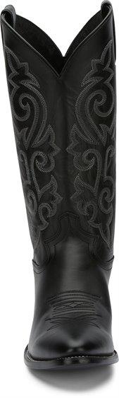 Justin Men's Buck Bay Apache Black Western Boots 1409 – Russell's