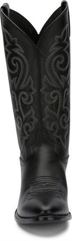 Justin Boots Boots Justin Men's Buck Black Round Toe Cowboy Boots - 1409