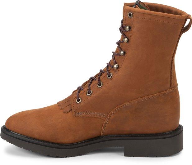 Square Toe Justin Boots 0760 Justin 760 Aged Bark Work Boots