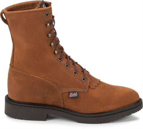 Justin Boots Boots Justin Men's Conductor Brown 8 Soft Toe Work Boots 760