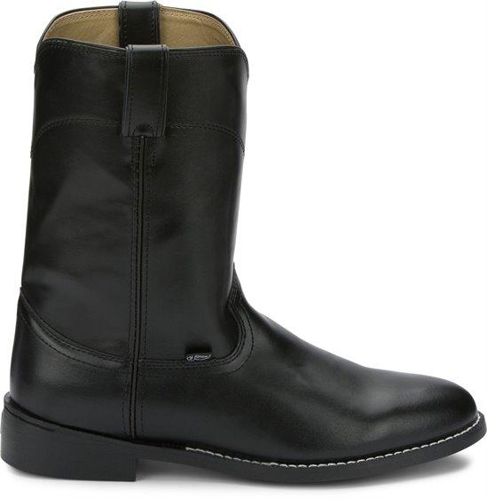 Justin JB3000 - Black Cow Boots 10 Inch – Russell's Western Wear, Inc.