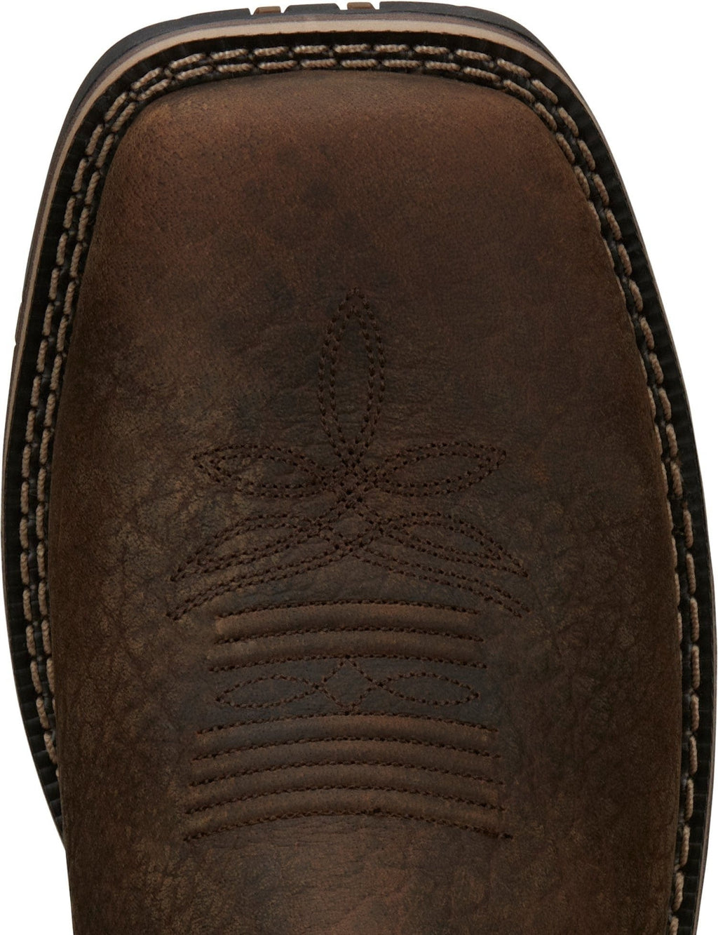 Justin Boots Boots Justin Men's George Strait Fireman Brown Waterproof Cowboy Boots GR9050