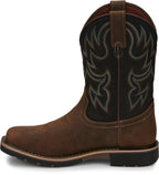 Justin Boots Boots Justin Men's George Strait Fireman Tan Square Toe Cowboy Boots - GR9062