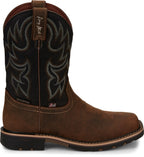 Justin Boots Boots Justin Men's George Strait Fireman Tan Square Toe Cowboy Boots - GR9062