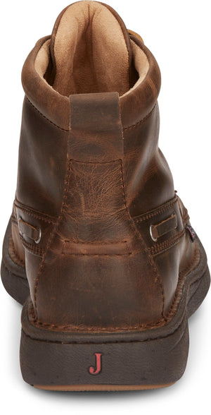 Justin Boots Boots Justin Men's Lacer Brown Waterproof Boots JM450