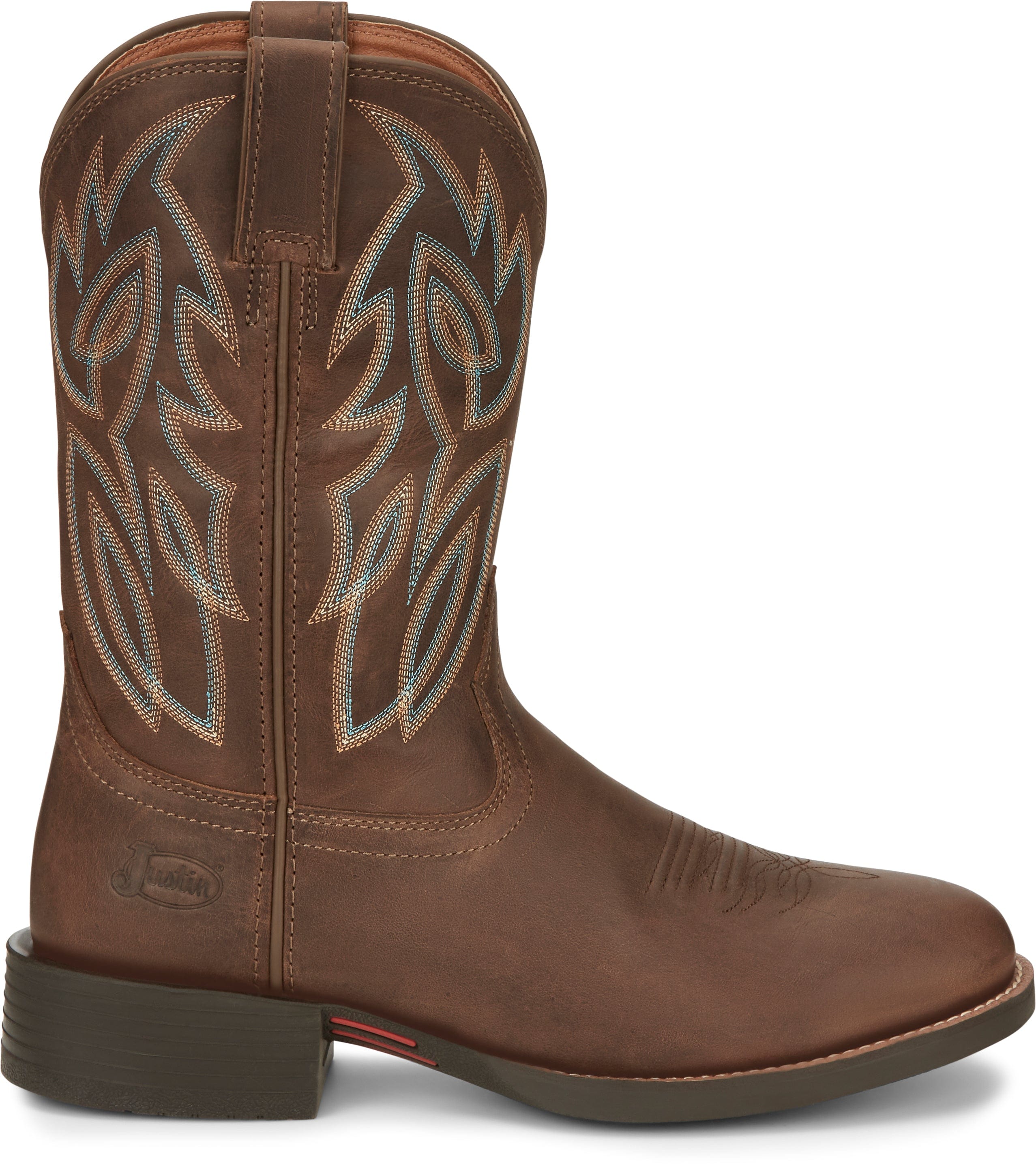 Justin Men's Rendon Pecan Western Boots SE7530 – Russell's Western