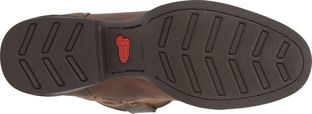 Justin Boots Boots Justin Men's Stampede Buster Distressed Brown Round toe Western Boots 7221