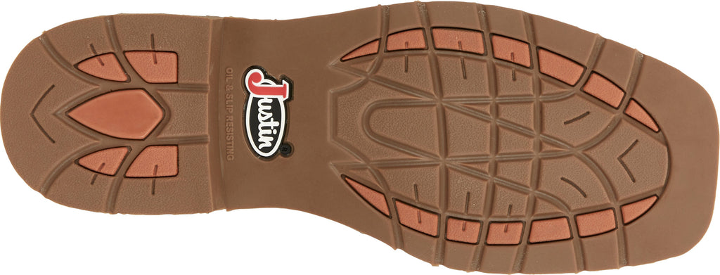 Justin Boots Boots Justin Men's Stampede Buster Pecan Brown Work Boots SE3100