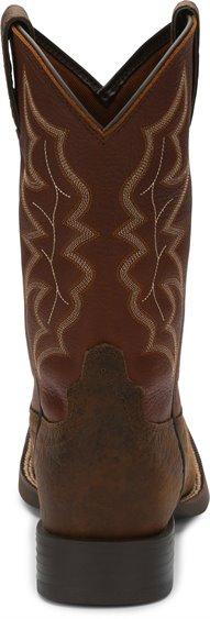 Justin Boots Boots Justin Men's Stampede Chet Pebble Brown Western Boots 7222