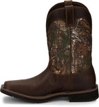 Justin Boots Boots Justin Men's Stampede Trekker Camo Waterproof Pull-On Work Boots SE4676
