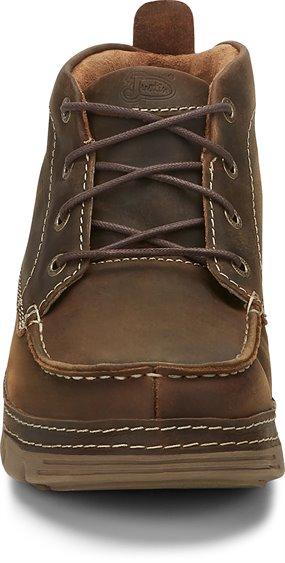 Justin Boots Boots Justin Men's Tobar Olive Brown Steel Toe Light Duty Work Shoes WK277