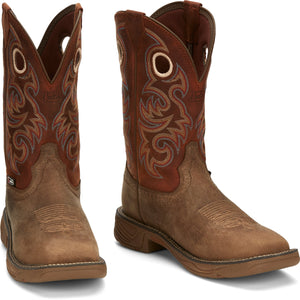 Justin Boots Boots Justin Stampede Rush Wide Square Toe Work Boots SE7402