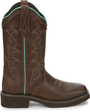 Justin Boots Boots Justin Women's Gypsy Raya Brown Western Cowgirl Boots GY2900