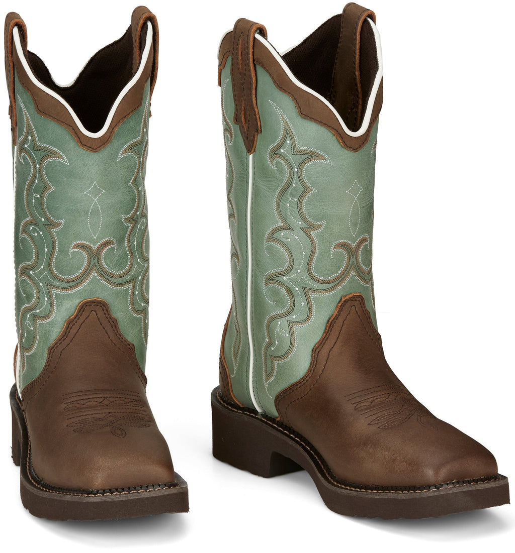 Justin Boots Boots Justin Women's Gypsy Raya Distressed Brown Western Cowgirl Boots GY2904