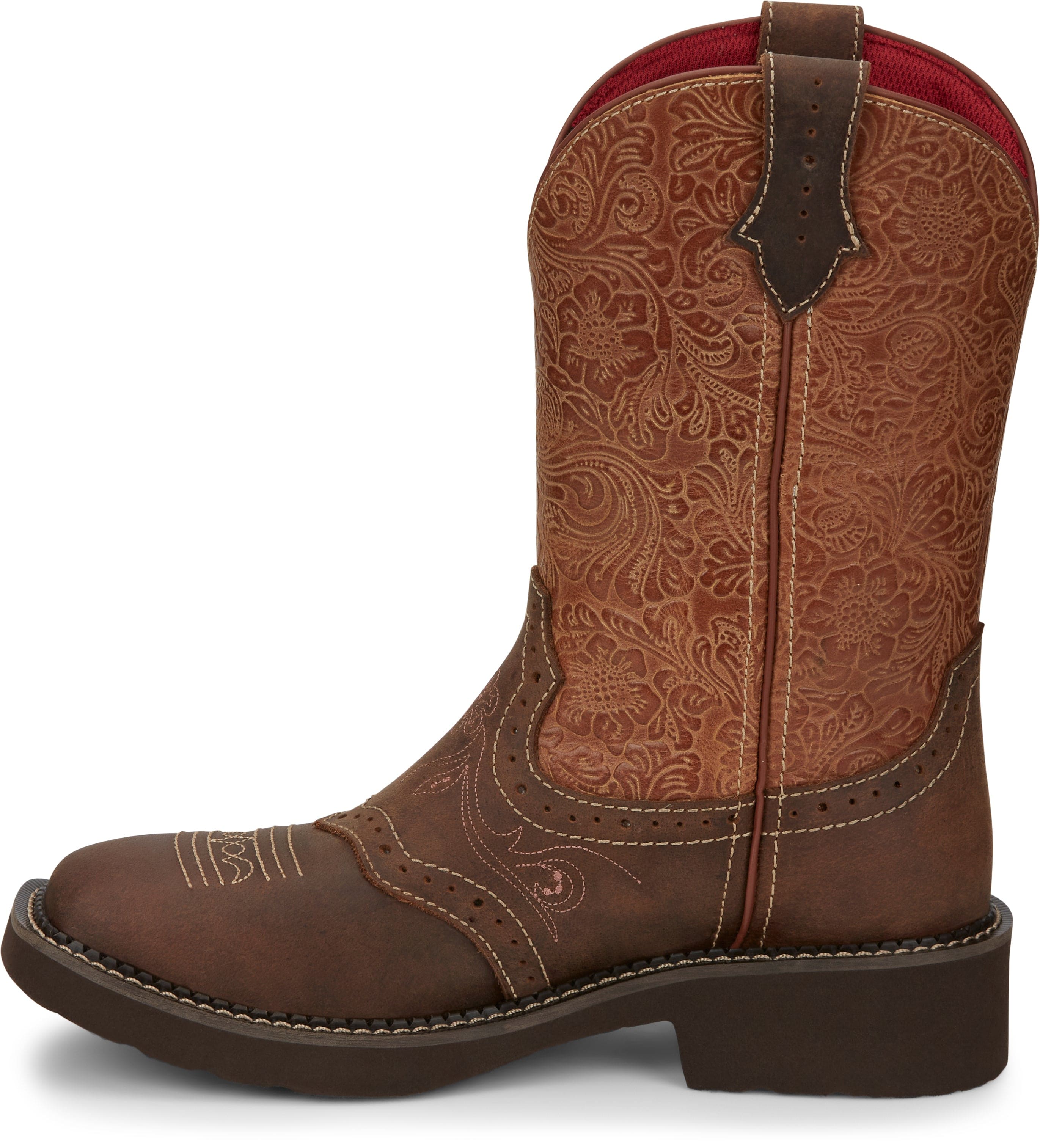 Square toe justin boots women's Clearance