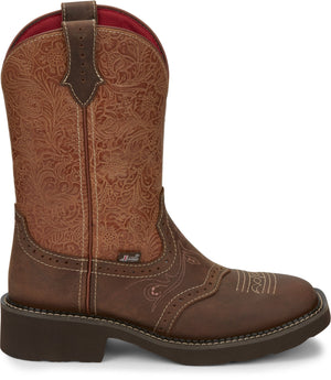 Justin Boots Boots Justin Women's Gypsy Starlina Tan Cowgirl Boots GY9530