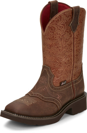 Justin Boots Boots Justin Women's Gypsy Starlina Tan Cowgirl Boots GY9530