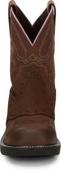 Justin Boots Boots Justin Women's Gypsy Wanette Brown Steel Toe Work Boots - GY9980