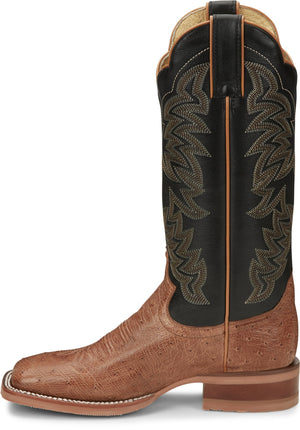 Justin Boots Boots Justin Women's Ralston Cognac Smooth Ostrich Western Boots - JE701