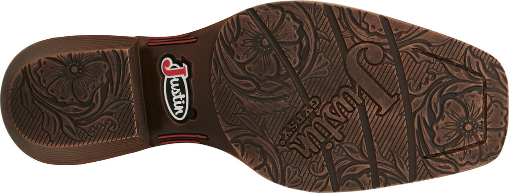 JUSTIN BOOTS Boots Justin Women's Rein Waxy Tan Leather Cowgirl Boots L2962