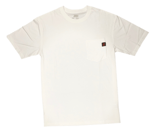 Justin Boots Shirts WHITE / S Justin Men's Workwear Pocket Tee J-1459