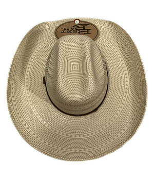 JUSTIN HATS Hats Justin Men’s Bent Rail Ivory Straw Cowboy Hat JS4830HUTS