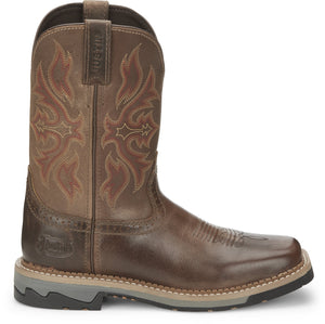Justin Work Boots Justin Men's Bolt Waxy Brown Work Boots SE4100