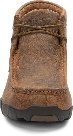 Justin Work Boots Justin Men's Cappie Brown Steel Toe Driving Mocs - 235