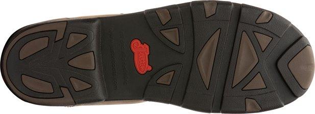 Justin Work Boots Justin Men's Cappie Brown Steel Toe Driving Mocs - 235