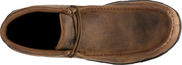 Justin Work Boots Justin Men's Cappie Brown Steel Toe Driving Mocs - 235