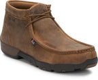 Justin Work Boots Justin Men's Cappie Brown Steel Toe Driving Mocs - 235